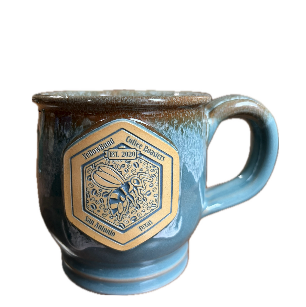 7dtd coffee mug Light Teal Cinnamon White Marble Stoneware Mug – YellowBand Coffee Roasters